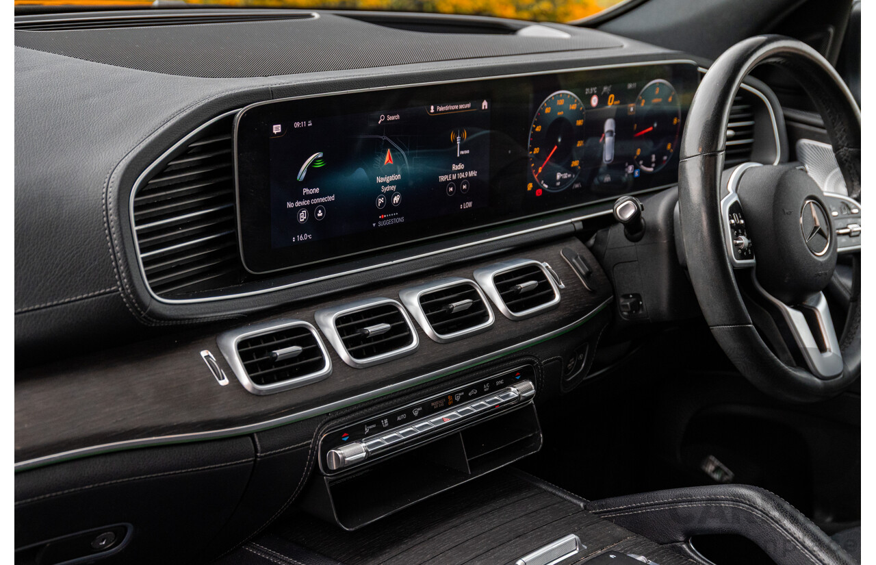 12/2019 Mercedes Benz GLE400d 4Matic (AWD) V167 MY20 4d Wagon Obsidian Black Metallic Twin Turbo Diesel V6 2.9L - 7 Seater