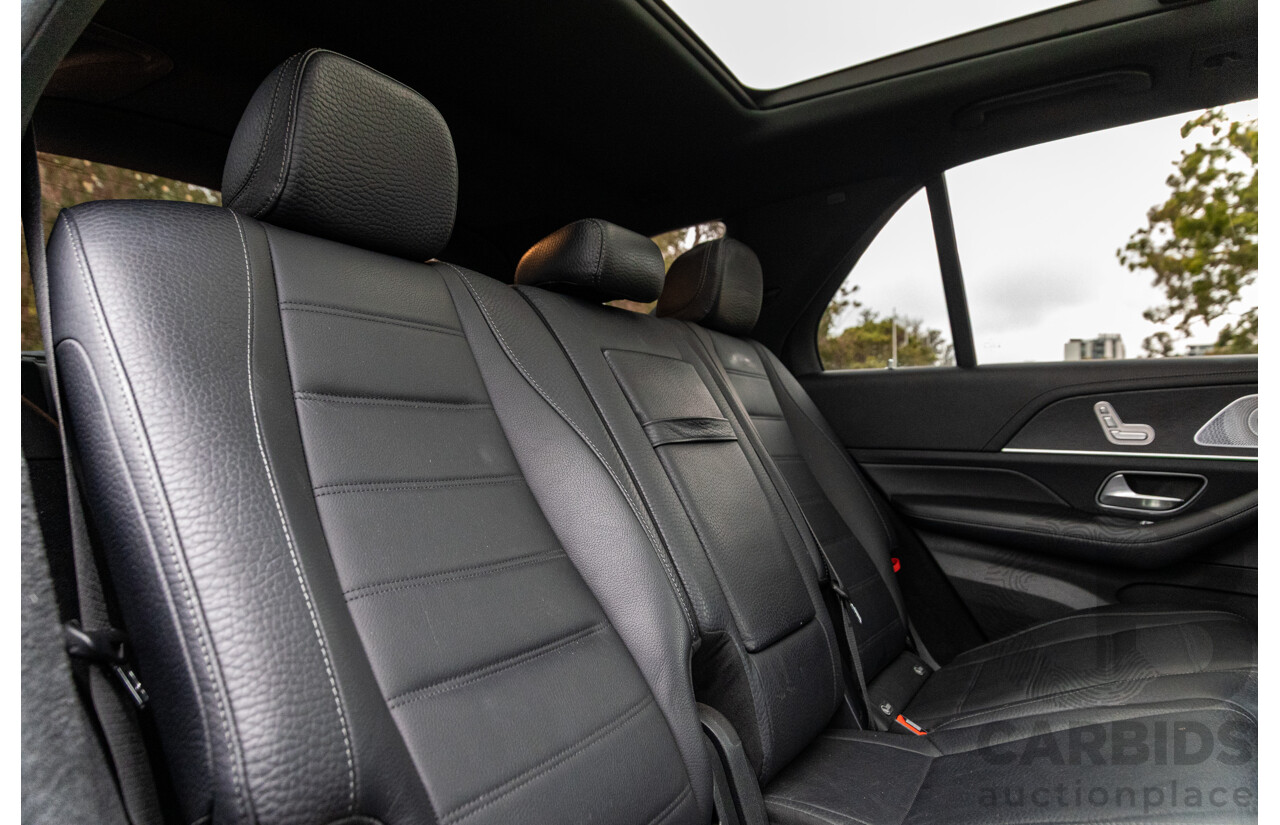 12/2019 Mercedes Benz GLE400d 4Matic (AWD) V167 MY20 4d Wagon Obsidian Black Metallic Twin Turbo Diesel V6 2.9L - 7 Seater