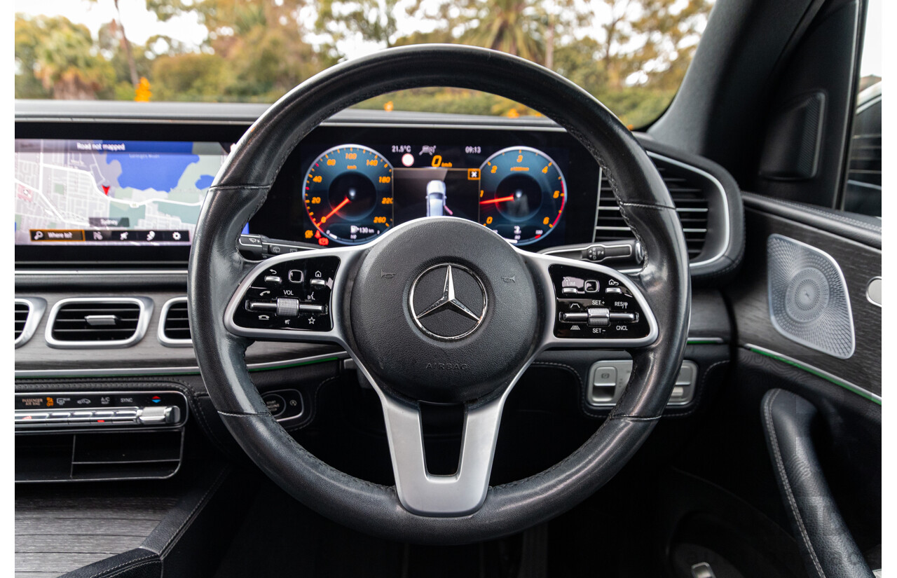 12/2019 Mercedes Benz GLE400d 4Matic (AWD) V167 MY20 4d Wagon Obsidian Black Metallic Twin Turbo Diesel V6 2.9L - 7 Seater