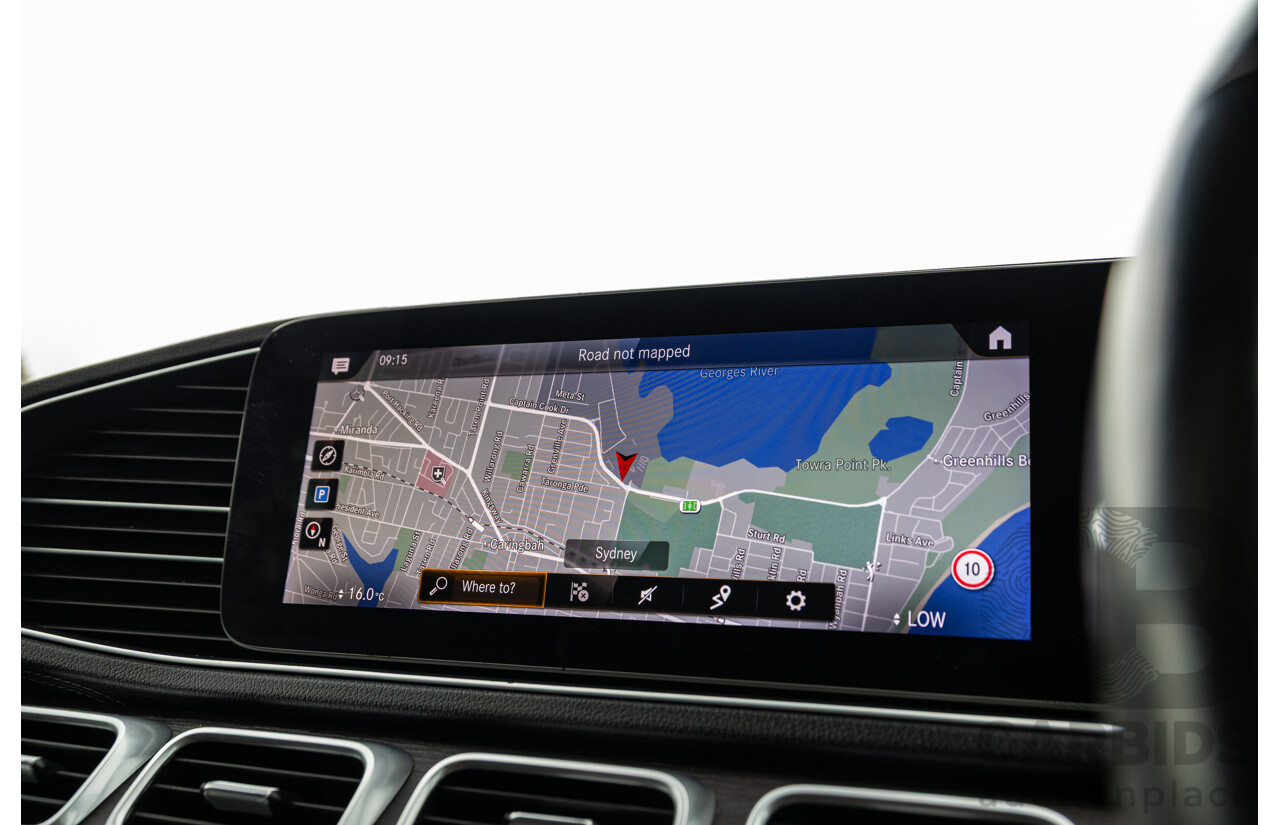 12/2019 Mercedes Benz GLE400d 4Matic (AWD) V167 MY20 4d Wagon Obsidian Black Metallic Twin Turbo Diesel V6 2.9L - 7 Seater