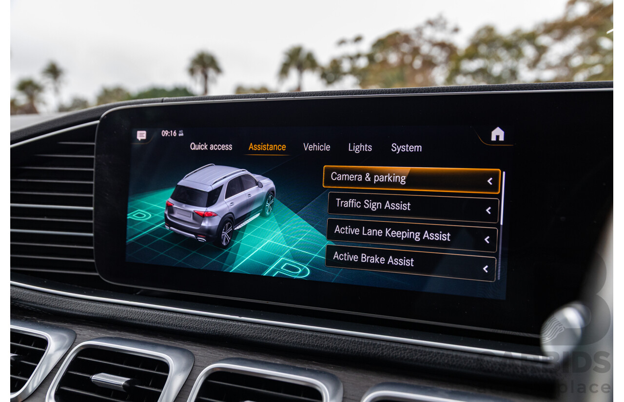 12/2019 Mercedes Benz GLE400d 4Matic (AWD) V167 MY20 4d Wagon Obsidian Black Metallic Twin Turbo Diesel V6 2.9L - 7 Seater