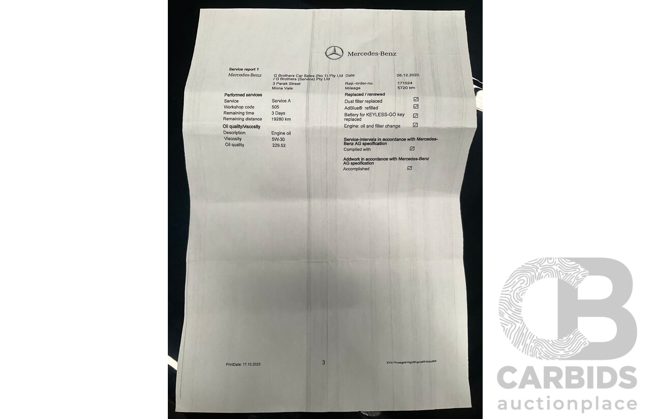 12/2019 Mercedes Benz GLE400d 4Matic (AWD) V167 MY20 4d Wagon Obsidian Black Metallic Twin Turbo Diesel V6 2.9L - 7 Seater