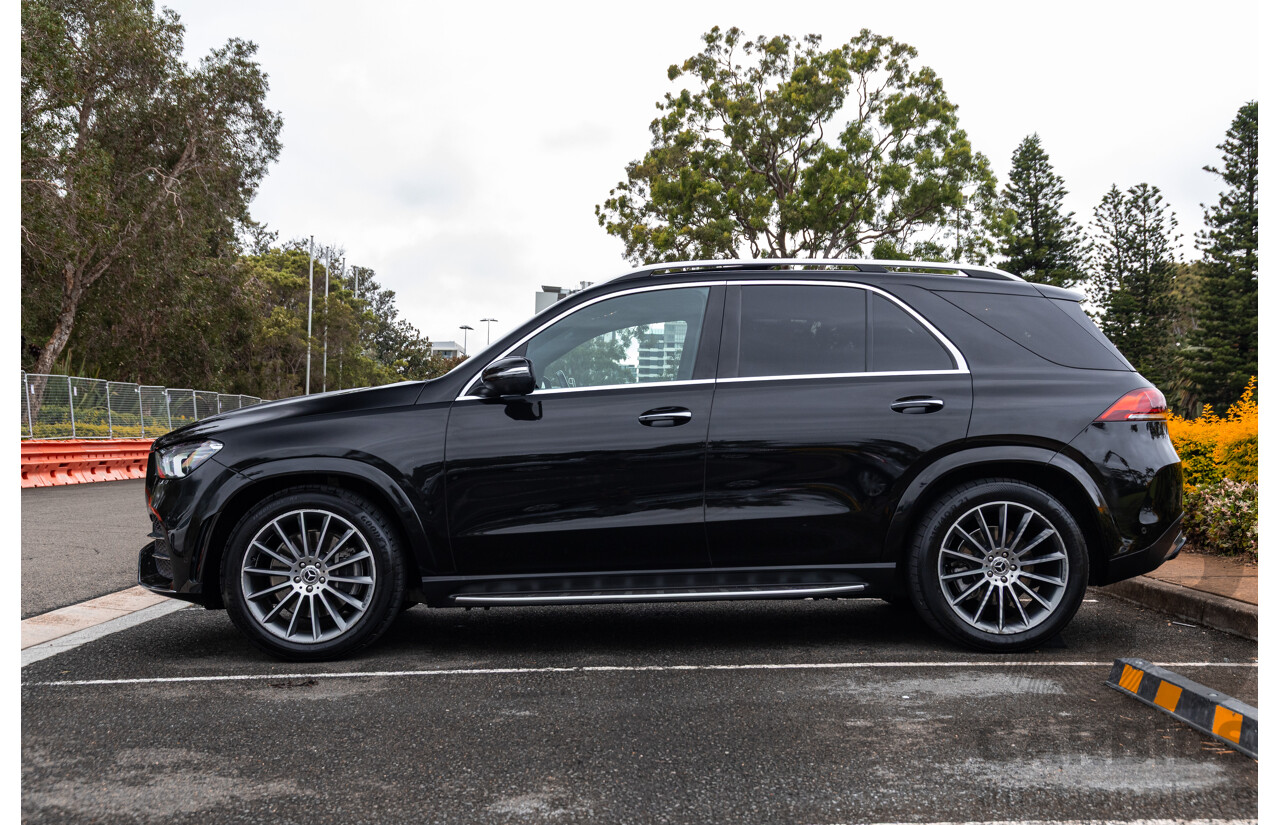 12/2019 Mercedes Benz GLE400d 4Matic (AWD) V167 MY20 4d Wagon Obsidian Black Metallic Twin Turbo Diesel V6 2.9L - 7 Seater