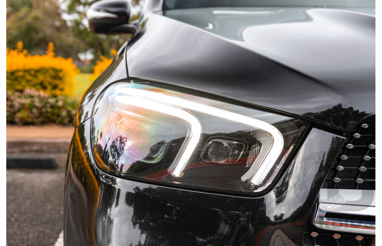 12/2019 Mercedes Benz GLE400d 4Matic (AWD) V167 MY20 4d Wagon Obsidian Black Metallic Twin Turbo Diesel V6 2.9L - 7 Seater