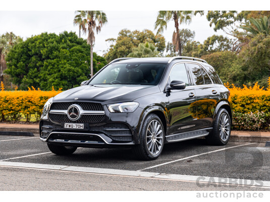 12/2019 Mercedes Benz GLE400d 4Matic (AWD) V167 MY20 4d Wagon Obsidian Black Metallic Twin Turbo Diesel V6 2.9L - 7 Seater