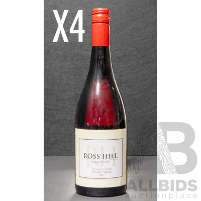 Ross Hill Pinnacle Series Pinot Noir Vintage 2011 X 4