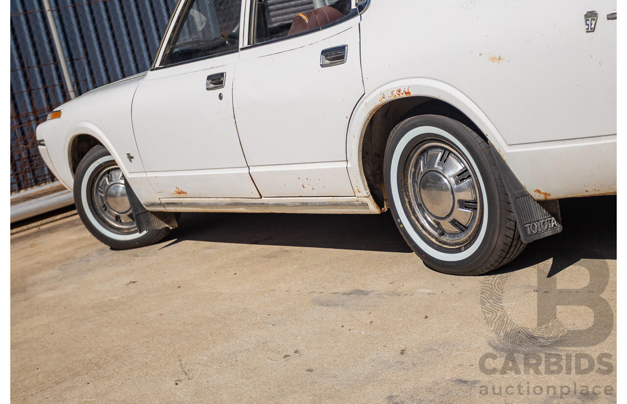 11/1971 Toyota Crown SE MS65 4d Sedan White 2.6L
