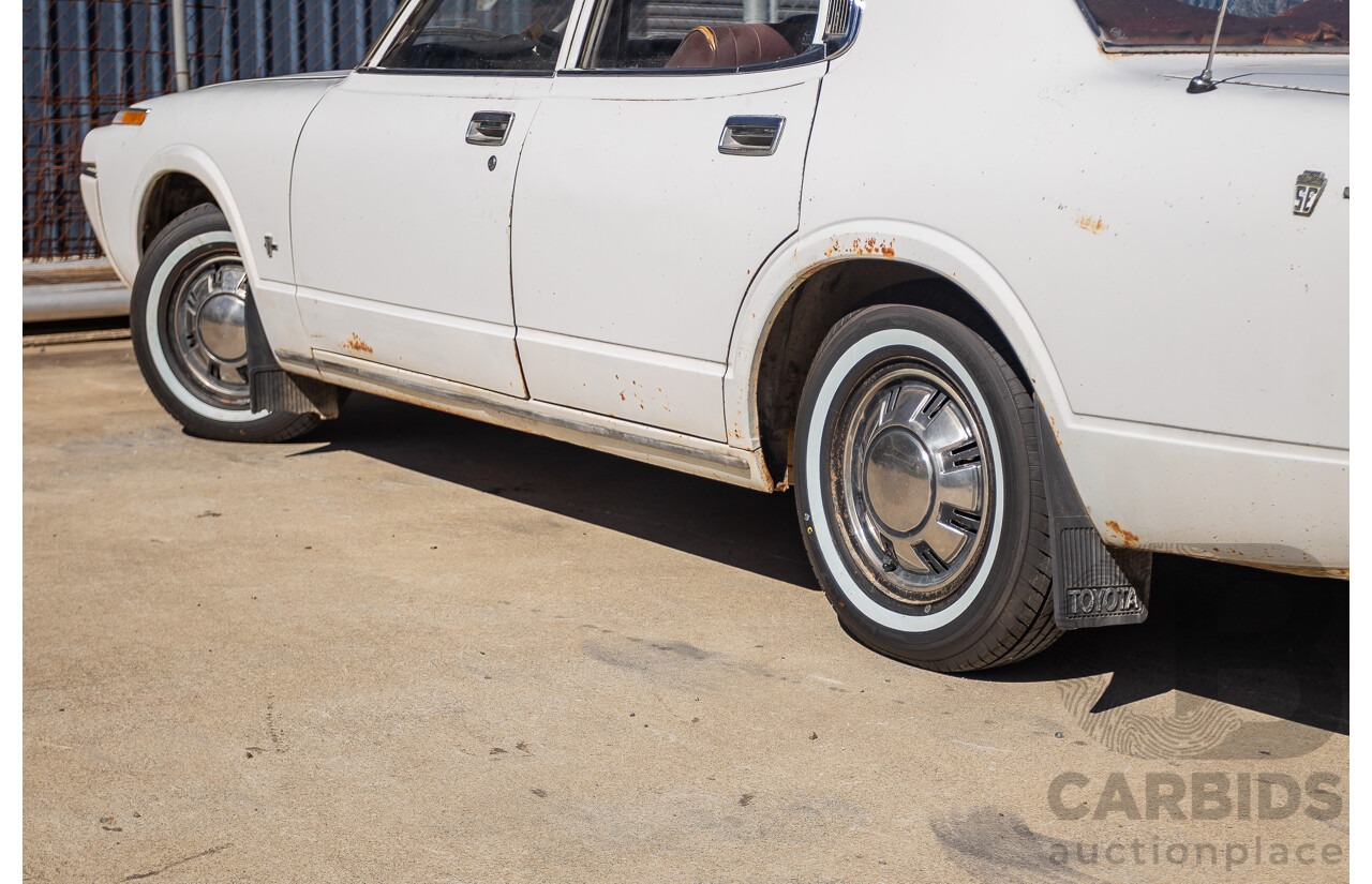 11/1971 Toyota Crown SE MS65 4d Sedan White 2.6L