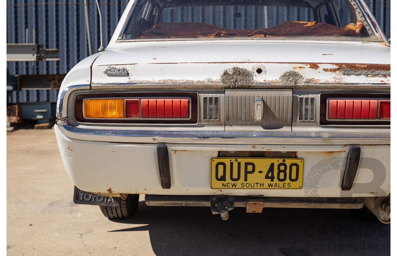 11/1971 Toyota Crown SE MS65 4d Sedan White 2.6L