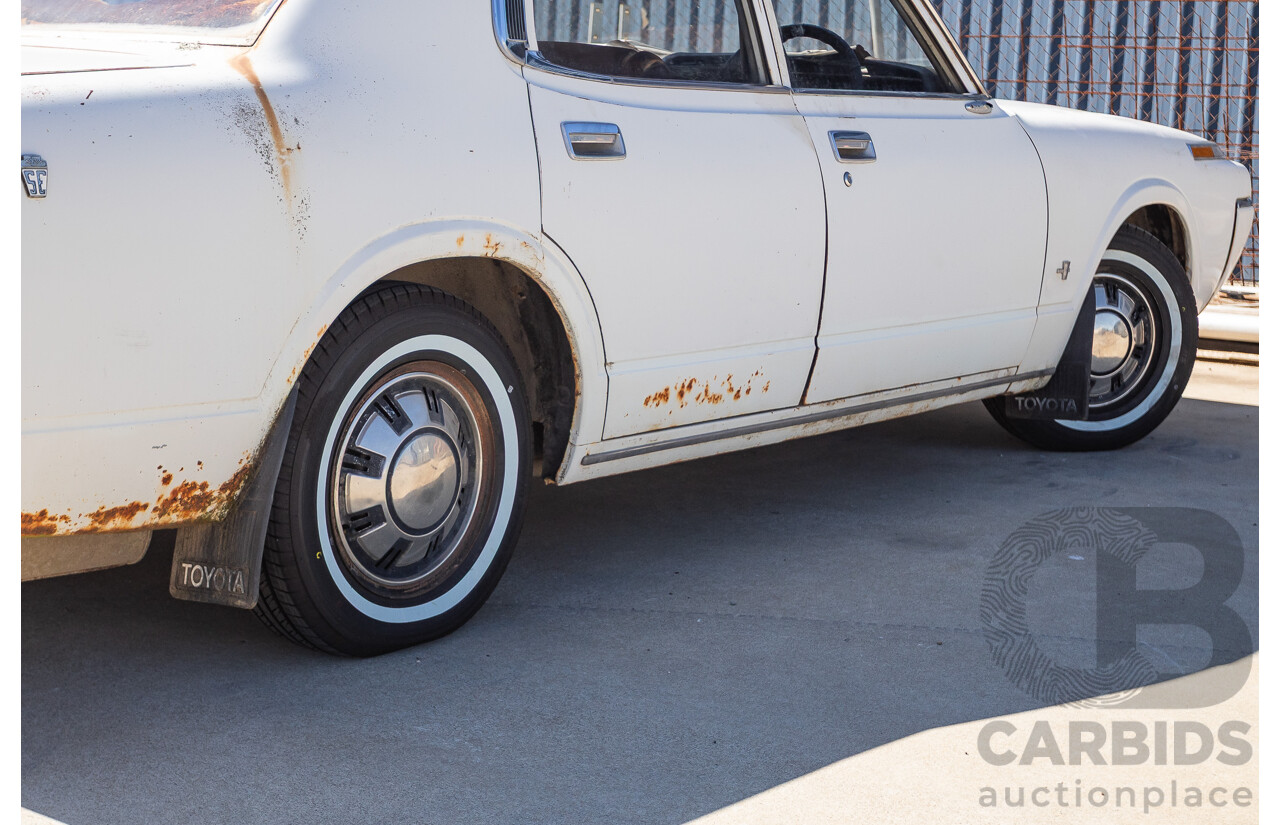 11/1971 Toyota Crown SE MS65 4d Sedan White 2.6L