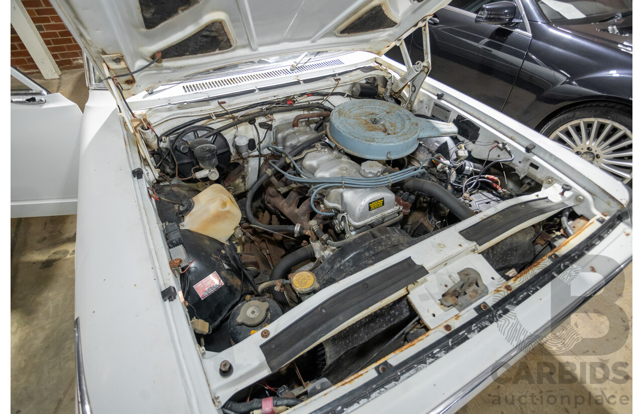 11/1971 Toyota Crown SE MS65 4d Sedan White 2.6L