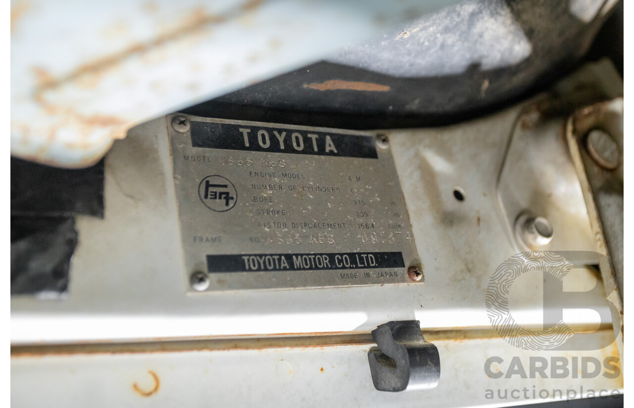 11/1971 Toyota Crown SE MS65 4d Sedan White 2.6L