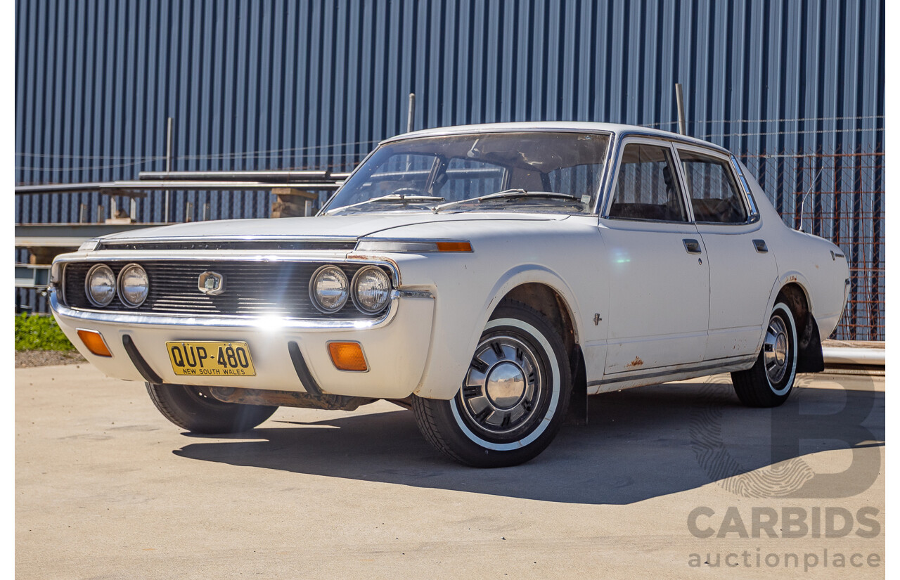 11/1971 Toyota Crown SE MS65 4d Sedan White 2.6L