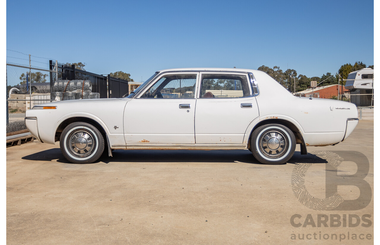 11/1971 Toyota Crown SE MS65 4d Sedan White 2.6L