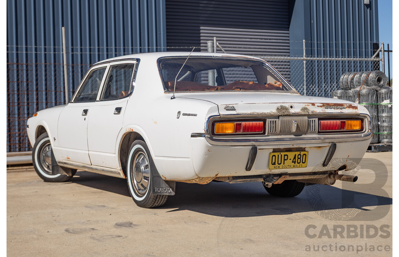 11/1971 Toyota Crown SE MS65 4d Sedan White 2.6L