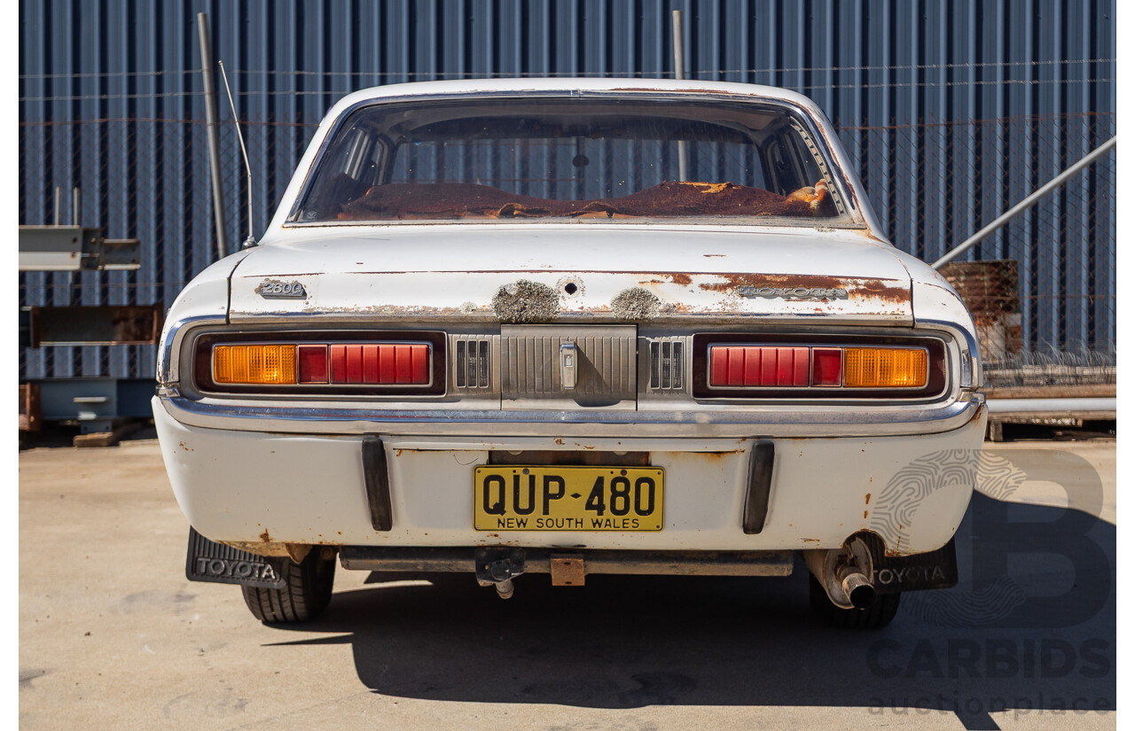 11/1971 Toyota Crown SE MS65 4d Sedan White 2.6L