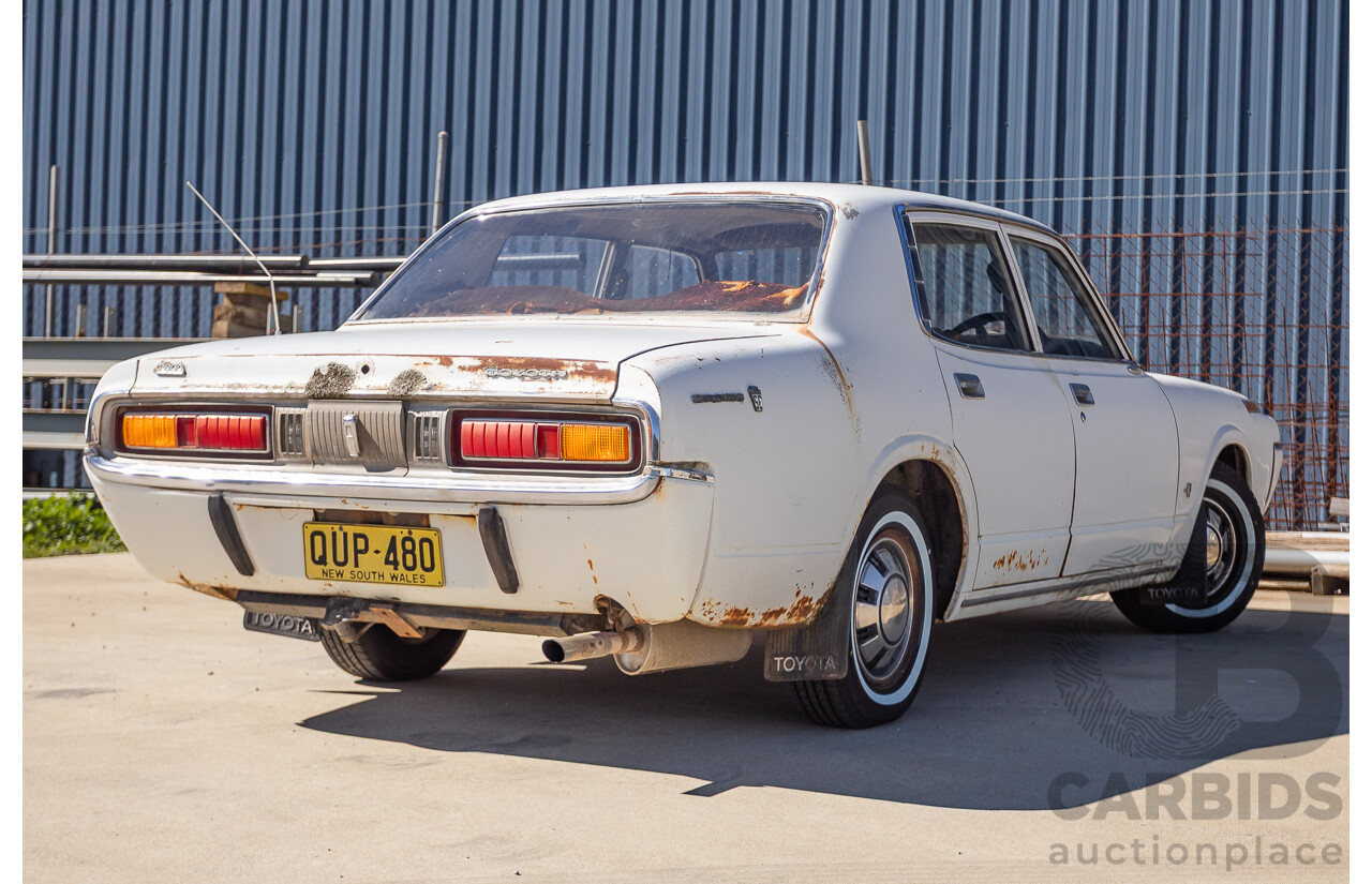 11/1971 Toyota Crown SE MS65 4d Sedan White 2.6L