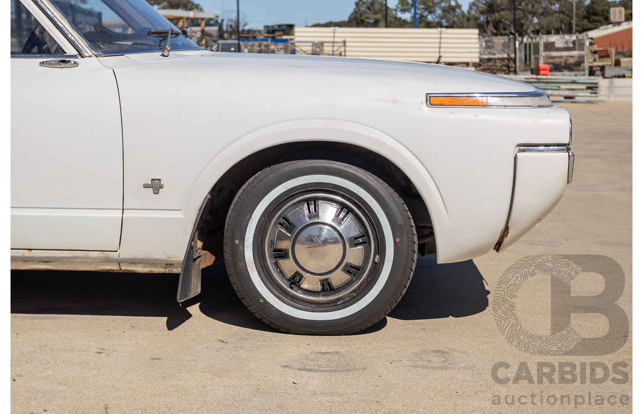 11/1971 Toyota Crown SE MS65 4d Sedan White 2.6L