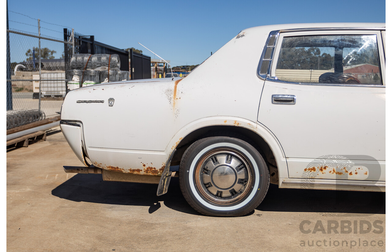 11/1971 Toyota Crown SE MS65 4d Sedan White 2.6L