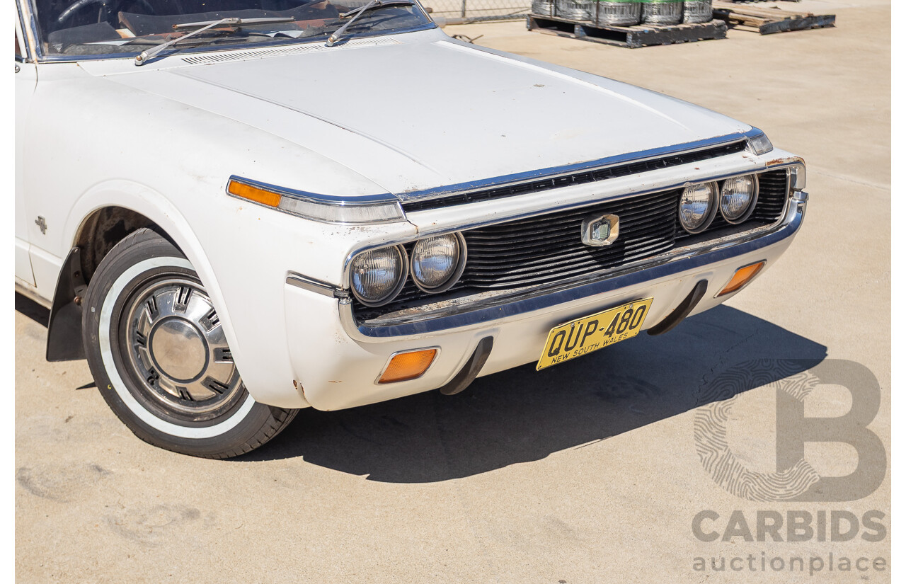 11/1971 Toyota Crown SE MS65 4d Sedan White 2.6L