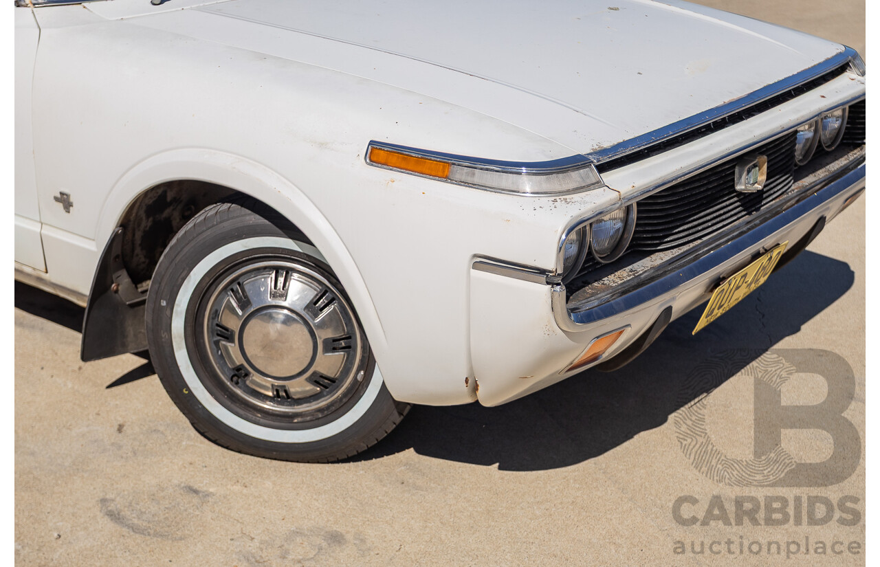 11/1971 Toyota Crown SE MS65 4d Sedan White 2.6L