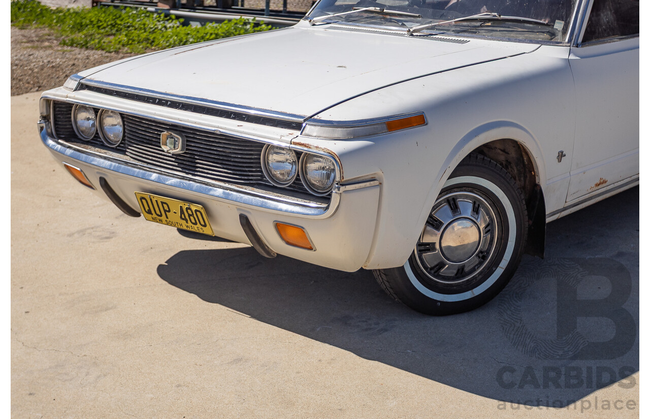 11/1971 Toyota Crown SE MS65 4d Sedan White 2.6L