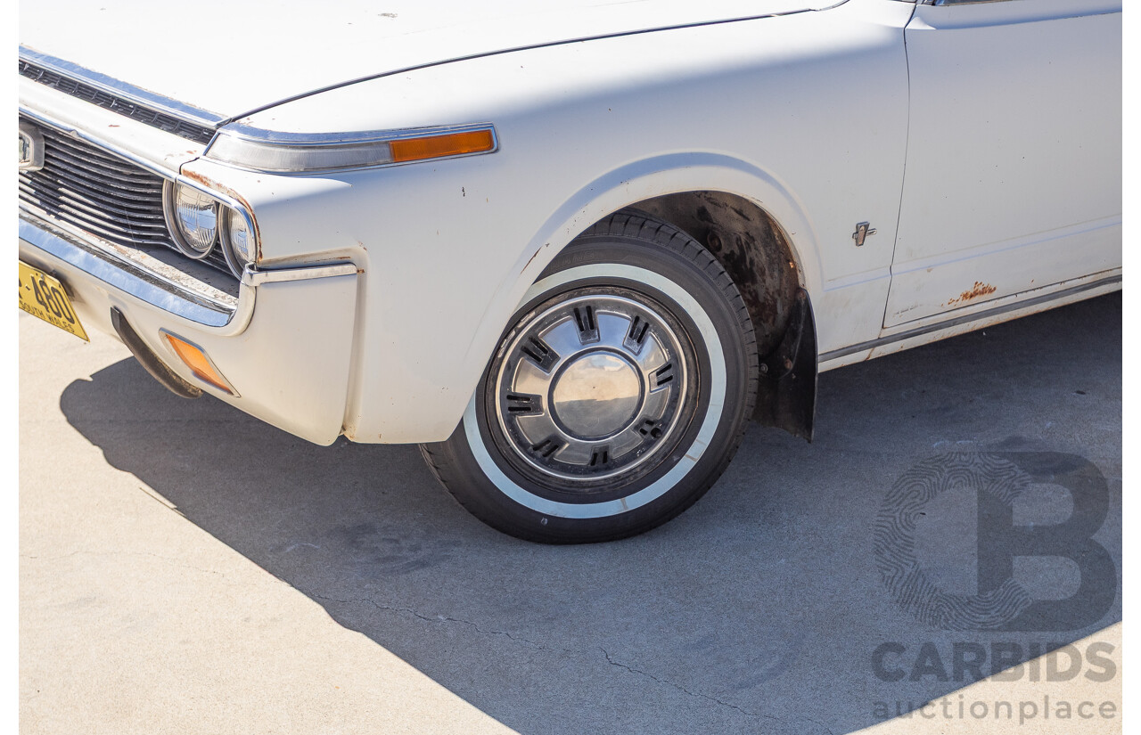 11/1971 Toyota Crown SE MS65 4d Sedan White 2.6L