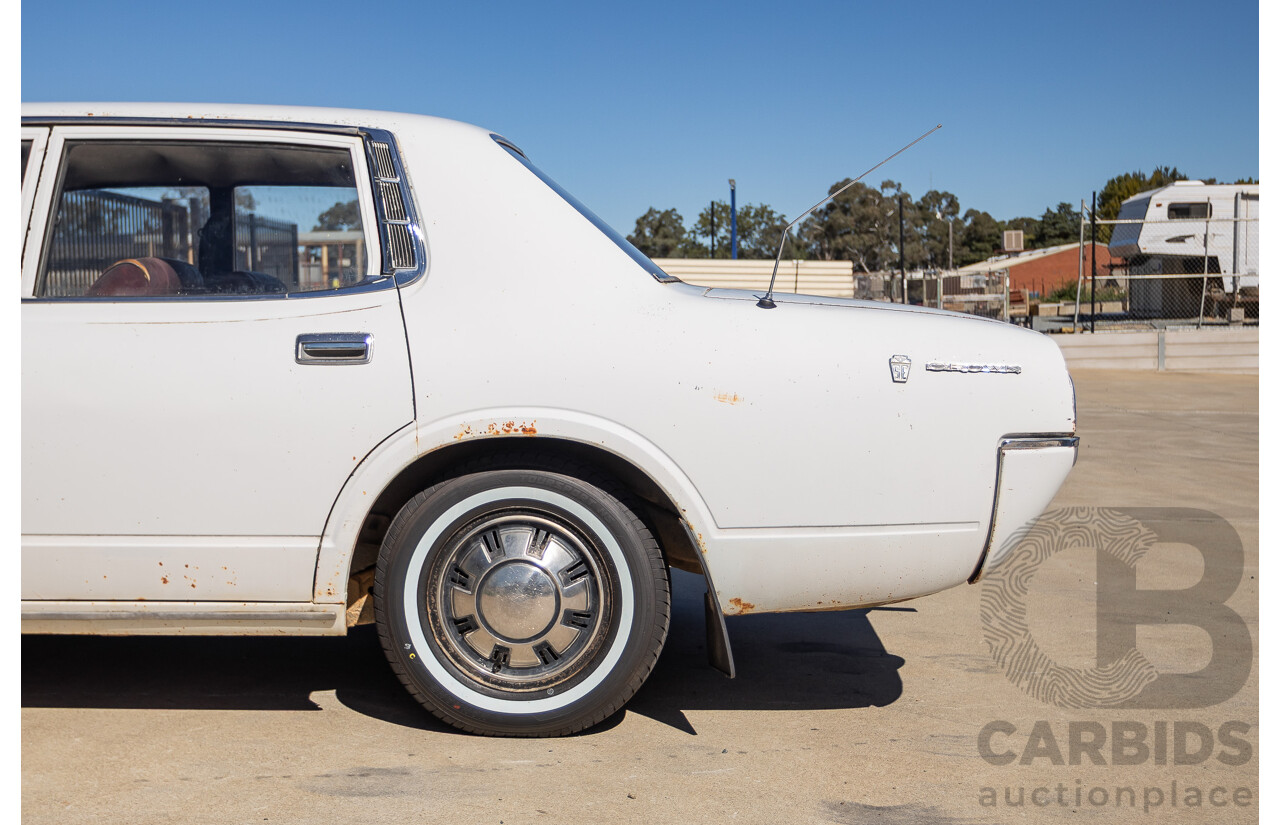 11/1971 Toyota Crown SE MS65 4d Sedan White 2.6L