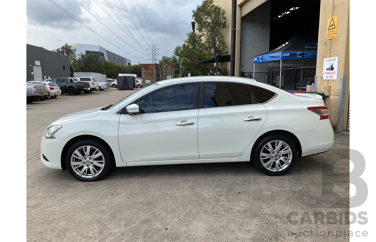 5/2014 Nissan Pulsar Ti B17 4d Sedan Diamond White 1.8L