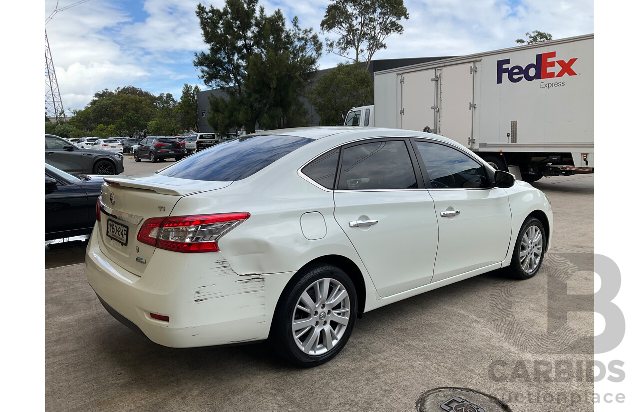 5/2014 Nissan Pulsar Ti B17 4d Sedan Diamond White 1.8L