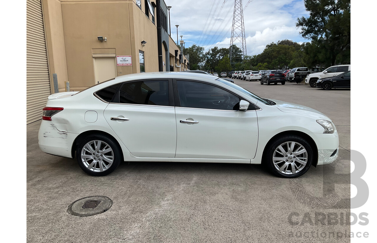 5/2014 Nissan Pulsar Ti B17 4d Sedan Diamond White 1.8L