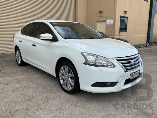 5/2014 Nissan Pulsar Ti B17 4d Sedan Diamond White 1.8L