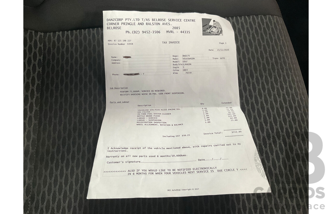 5/2011 Volkswagen Golf 90 TSI Trendline 1K MY11 4d Wagon Grey 1.4L