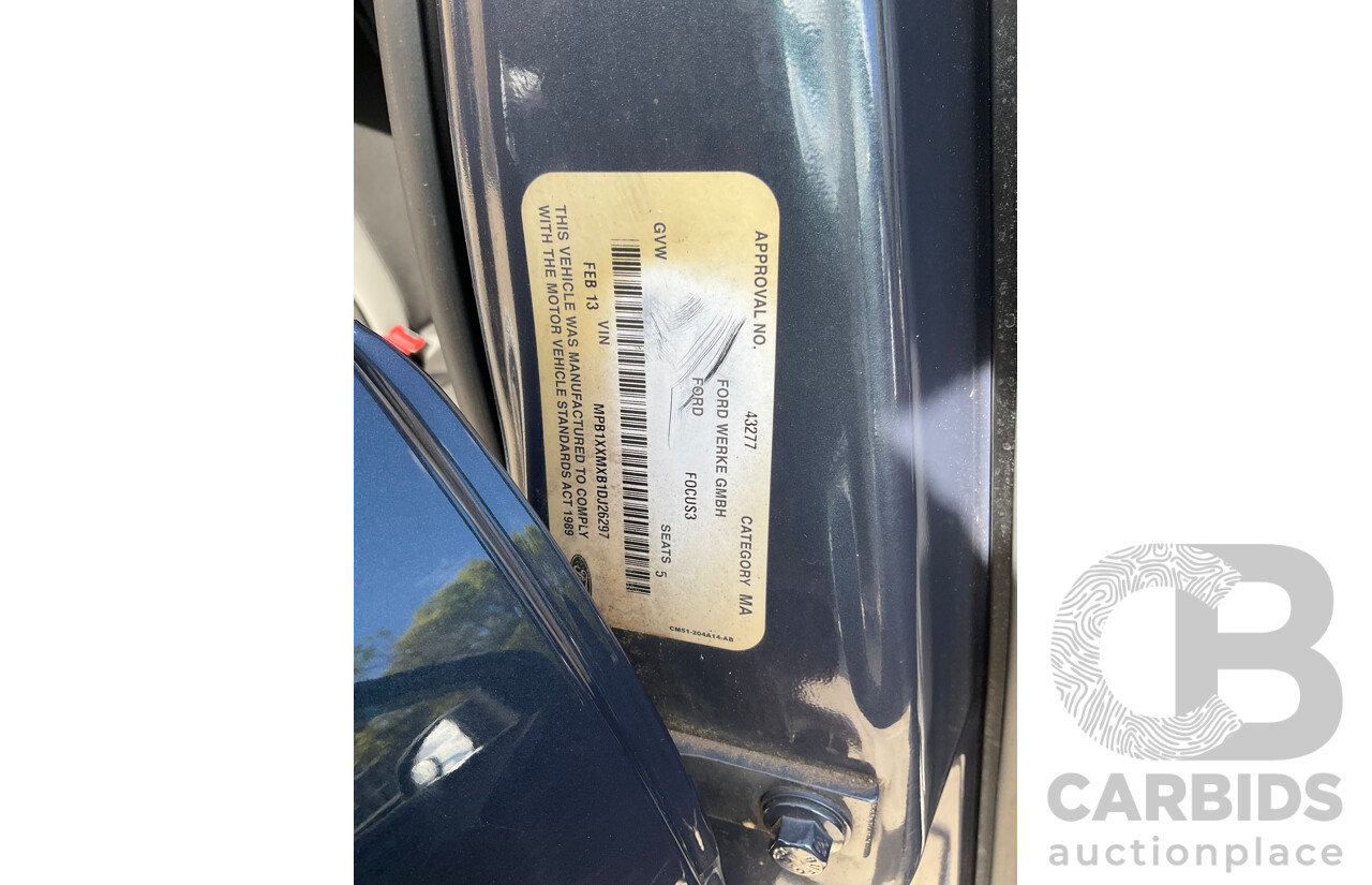 2/2013 Ford Focus Ambiente LW MK2 5d Hatchback Grey 1.6L