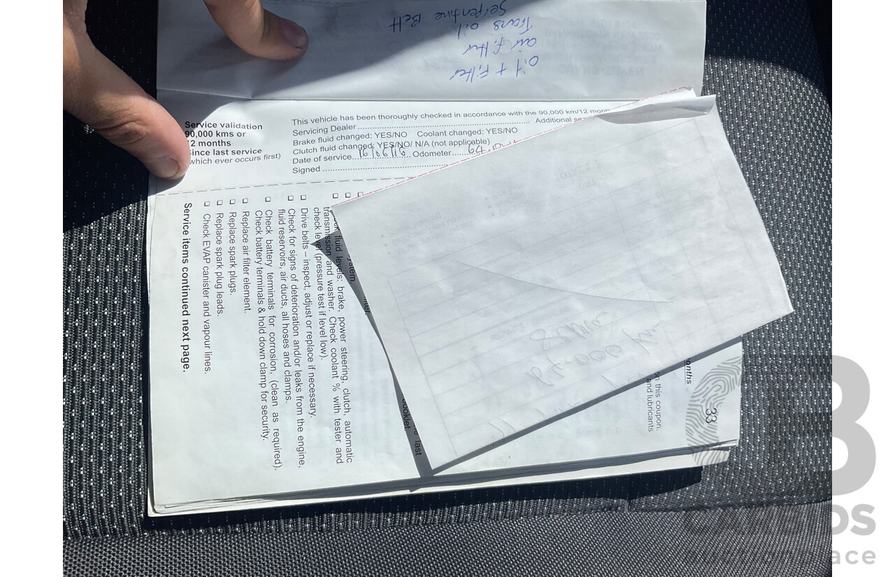 2/2010 Holden Barina TK MY10 3d Hatchback Black 1.6L