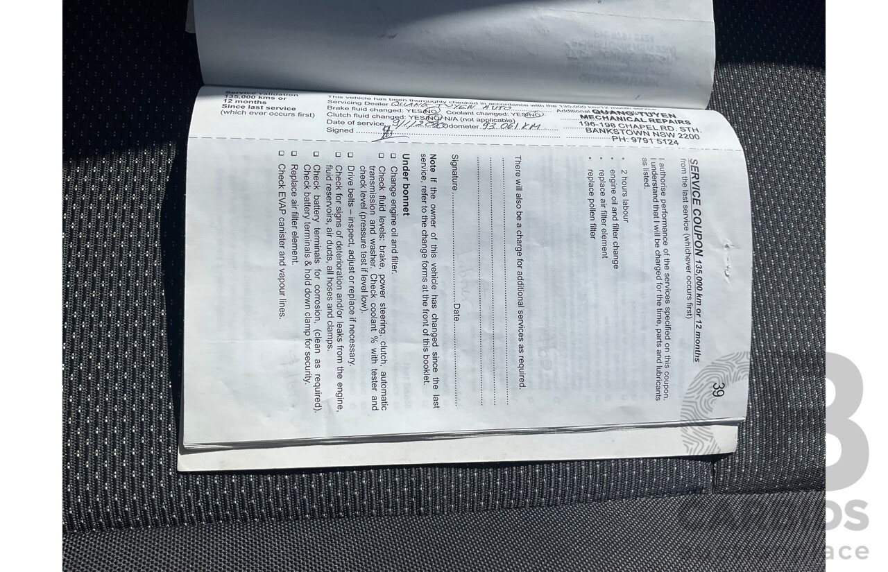 2/2010 Holden Barina TK MY10 3d Hatchback Black 1.6L