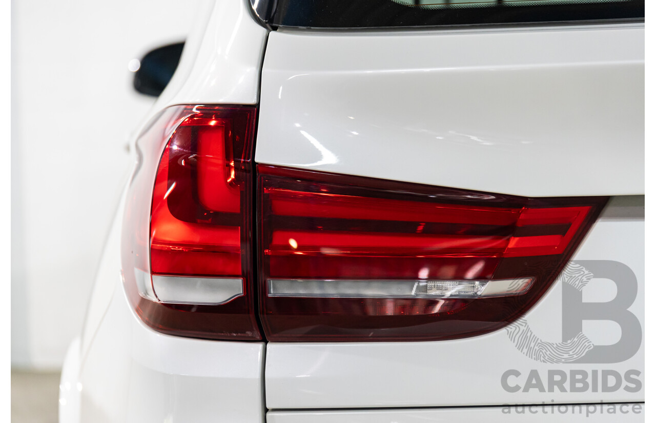 05/2015 BMW X5 xDrive40d M Sport (AWD) F15 MY15 4d Wagon Mineral White Metallic Twin Turbo Diesel 3.0L