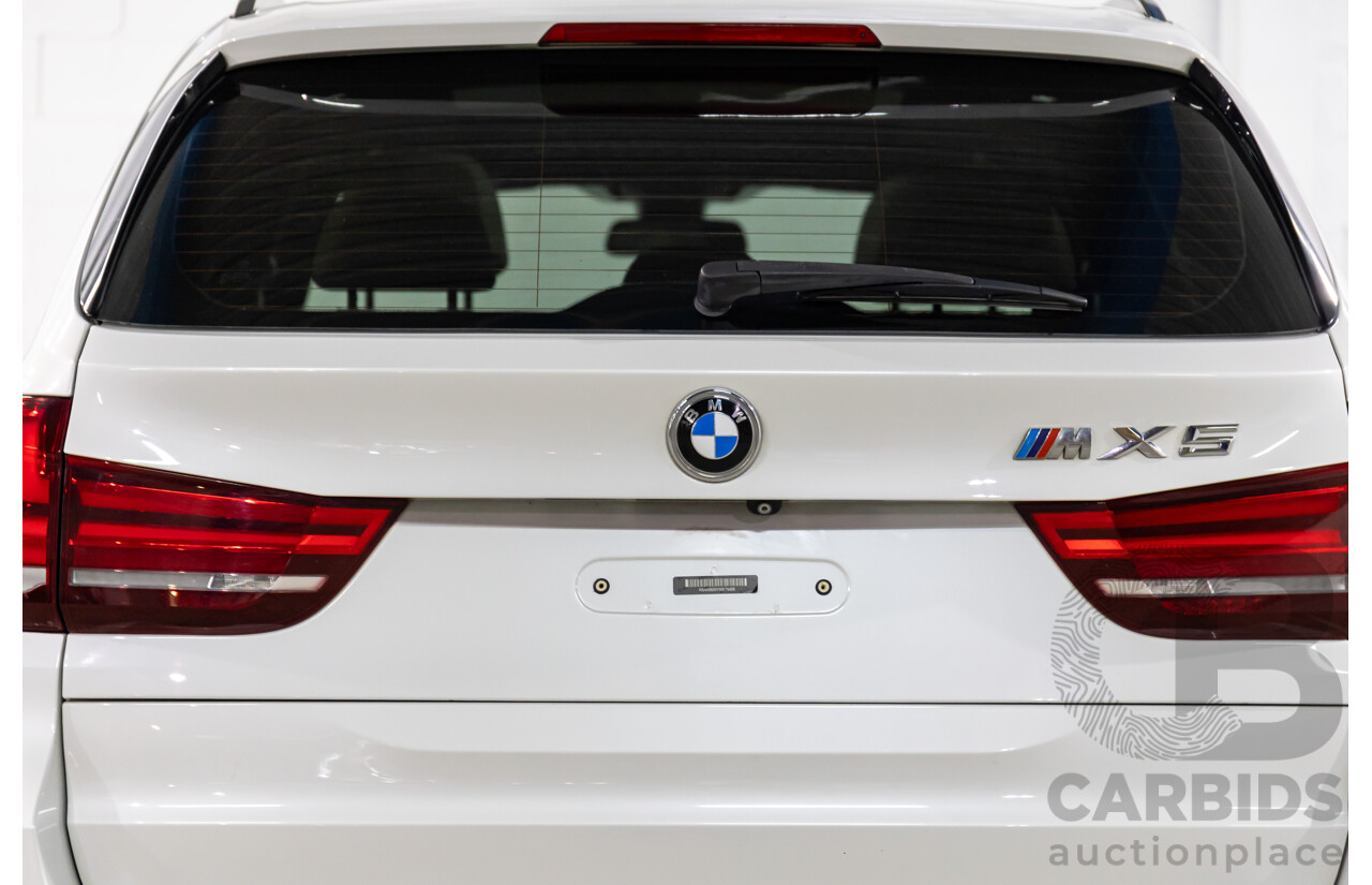 05/2015 BMW X5 xDrive40d M Sport (AWD) F15 MY15 4d Wagon Mineral White Metallic Twin Turbo Diesel 3.0L