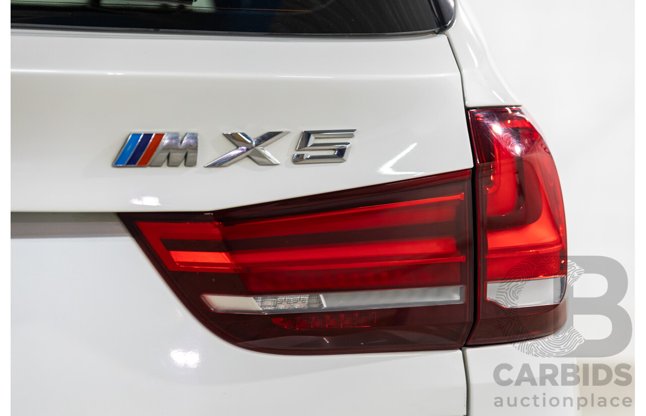 05/2015 BMW X5 xDrive40d M Sport (AWD) F15 MY15 4d Wagon Mineral White Metallic Twin Turbo Diesel 3.0L