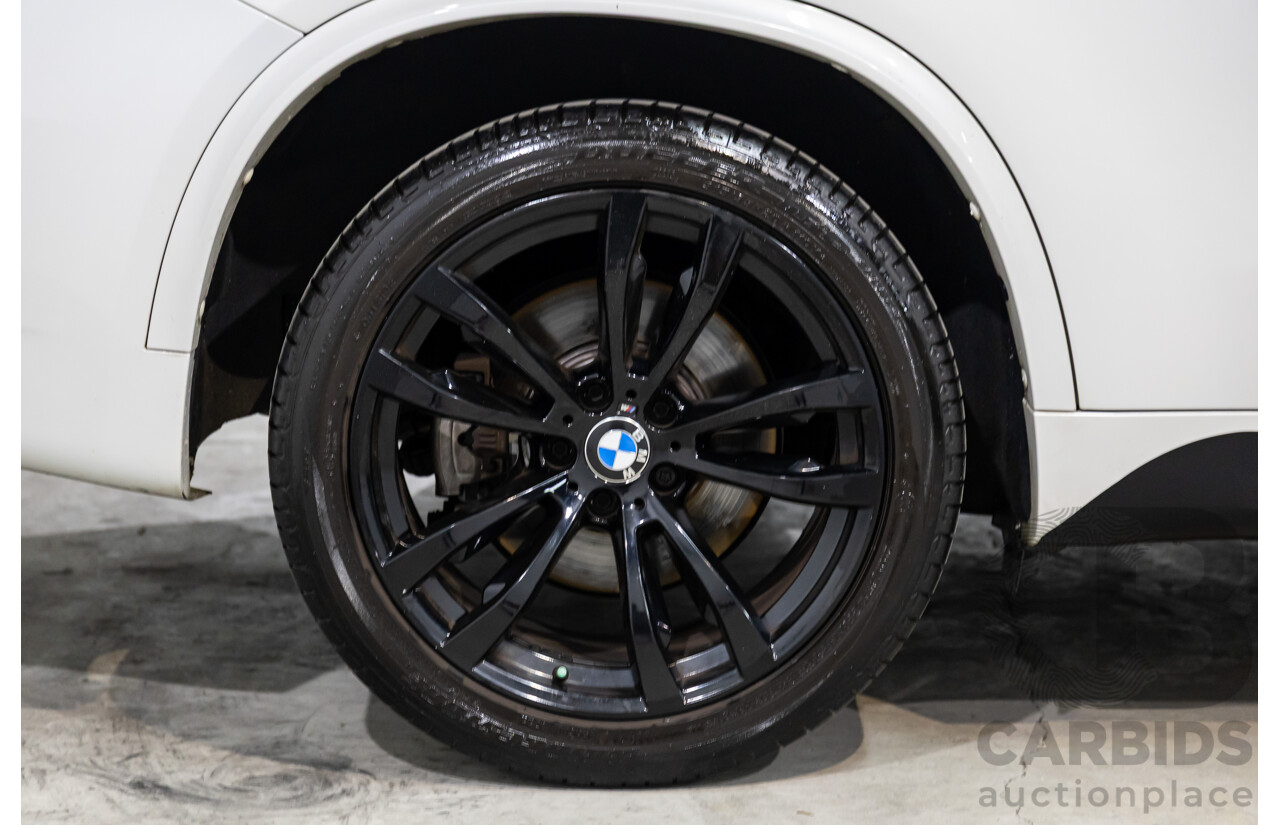 05/2015 BMW X5 xDrive40d M Sport (AWD) F15 MY15 4d Wagon Mineral White Metallic Twin Turbo Diesel 3.0L