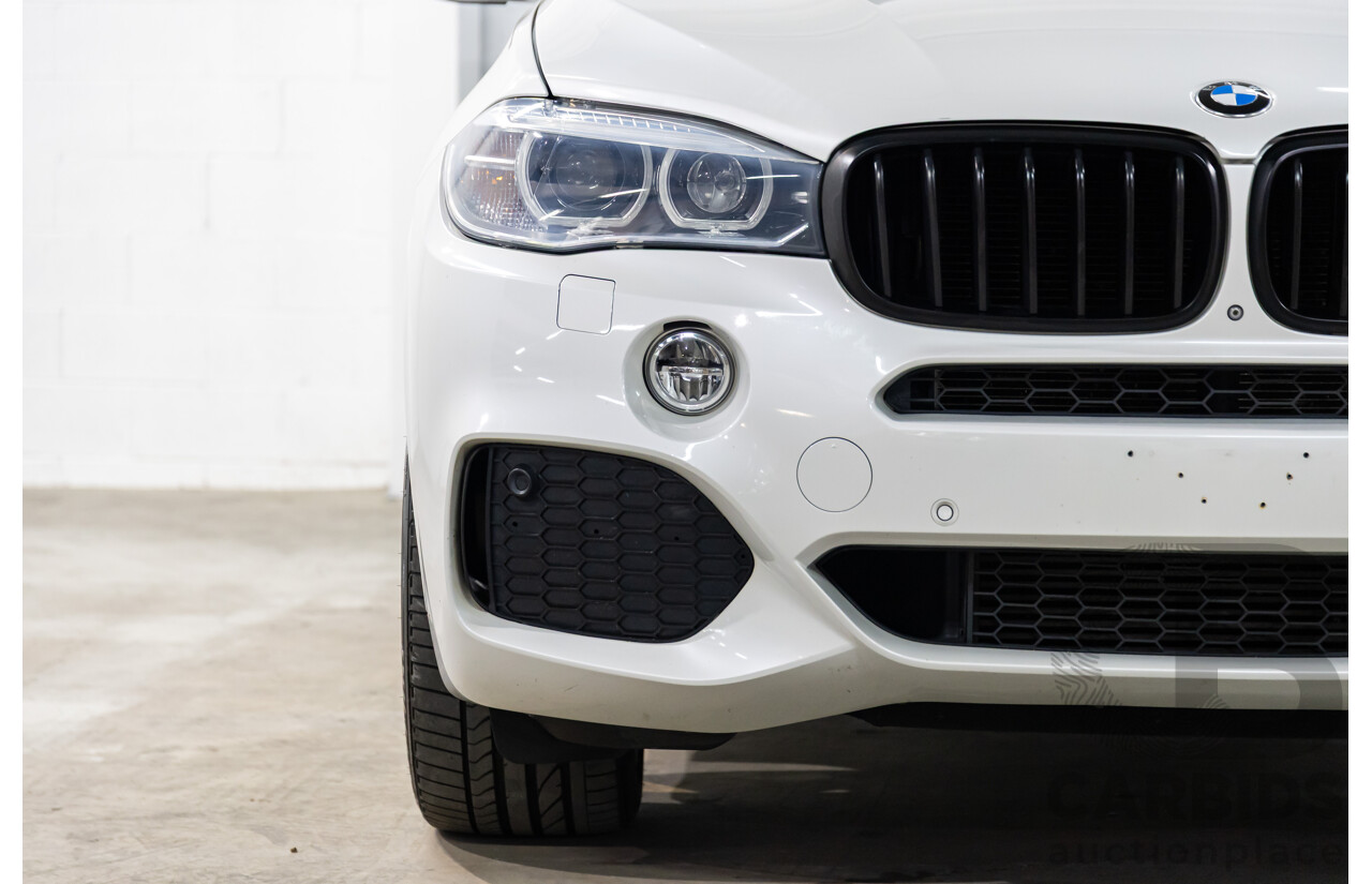 05/2015 BMW X5 xDrive40d M Sport (AWD) F15 MY15 4d Wagon Mineral White Metallic Twin Turbo Diesel 3.0L
