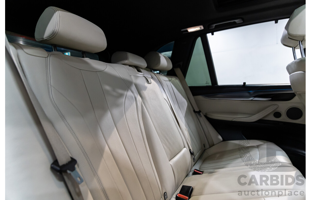 05/2015 BMW X5 xDrive40d M Sport (AWD) F15 MY15 4d Wagon Mineral White Metallic Twin Turbo Diesel 3.0L