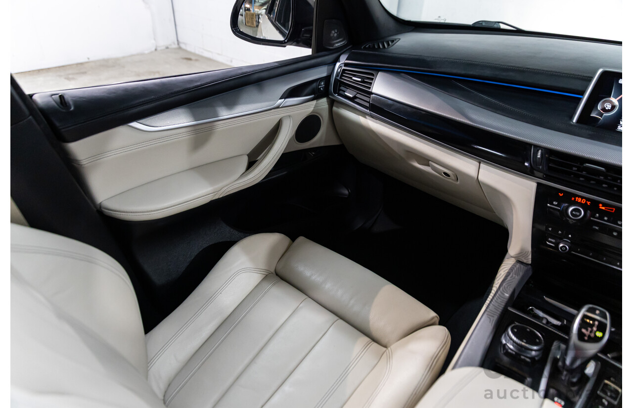 05/2015 BMW X5 xDrive40d M Sport (AWD) F15 MY15 4d Wagon Mineral White Metallic Twin Turbo Diesel 3.0L