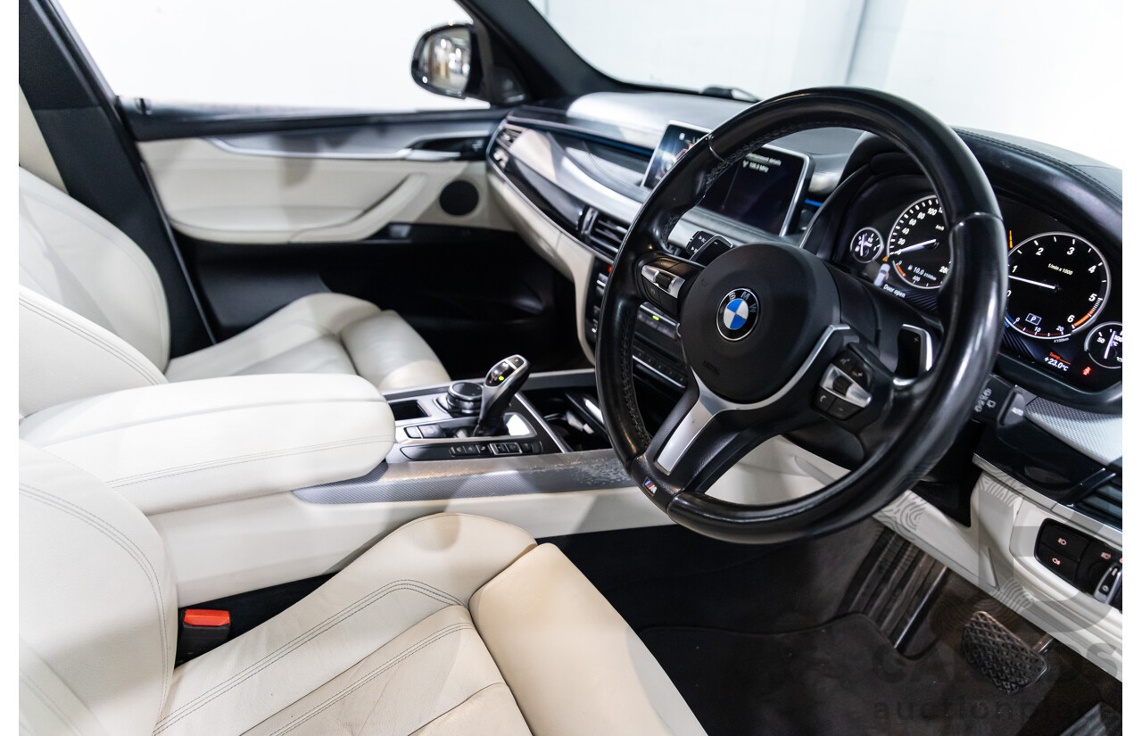05/2015 BMW X5 xDrive40d M Sport (AWD) F15 MY15 4d Wagon Mineral White Metallic Twin Turbo Diesel 3.0L