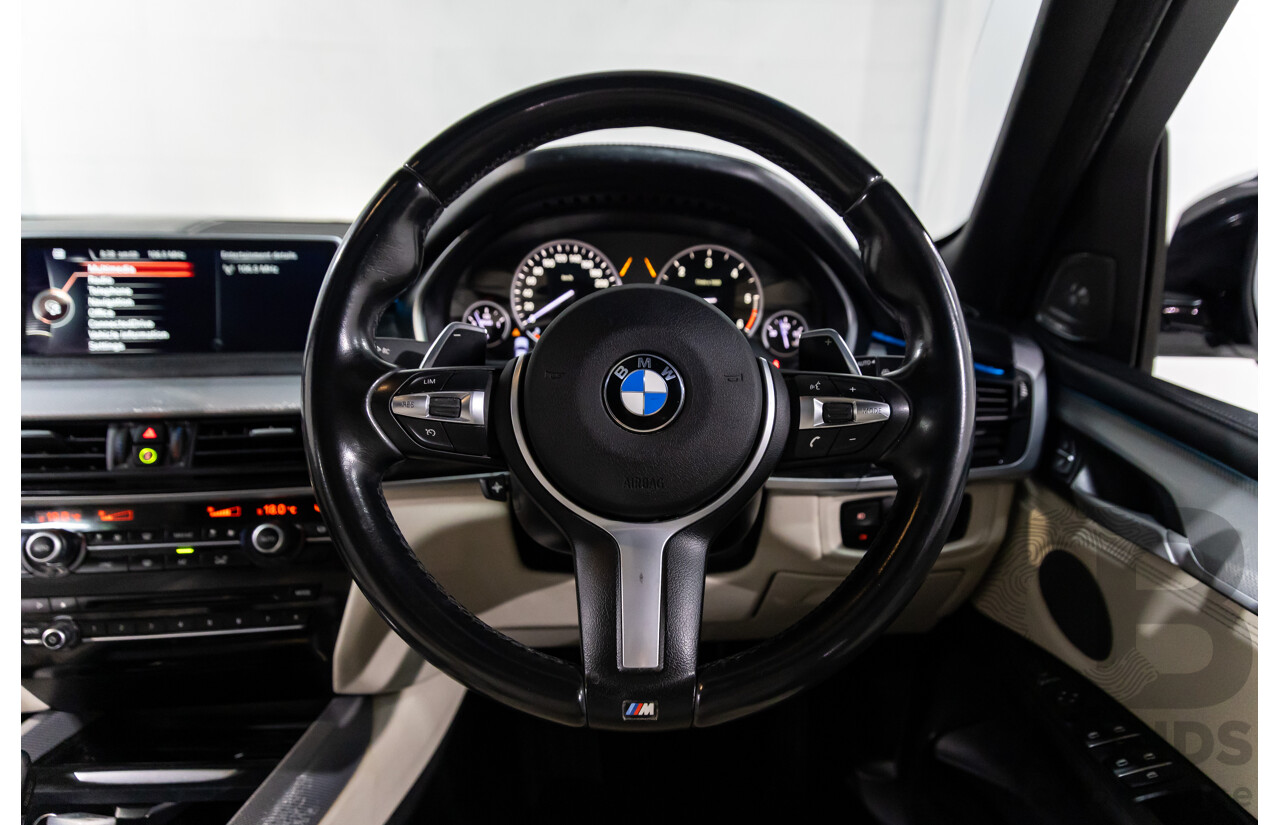 05/2015 BMW X5 xDrive40d M Sport (AWD) F15 MY15 4d Wagon Mineral White Metallic Twin Turbo Diesel 3.0L
