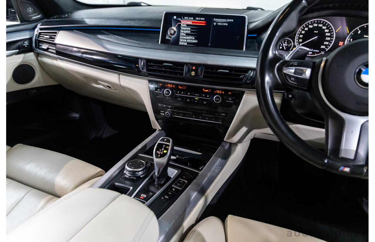 05/2015 BMW X5 xDrive40d M Sport (AWD) F15 MY15 4d Wagon Mineral White Metallic Twin Turbo Diesel 3.0L