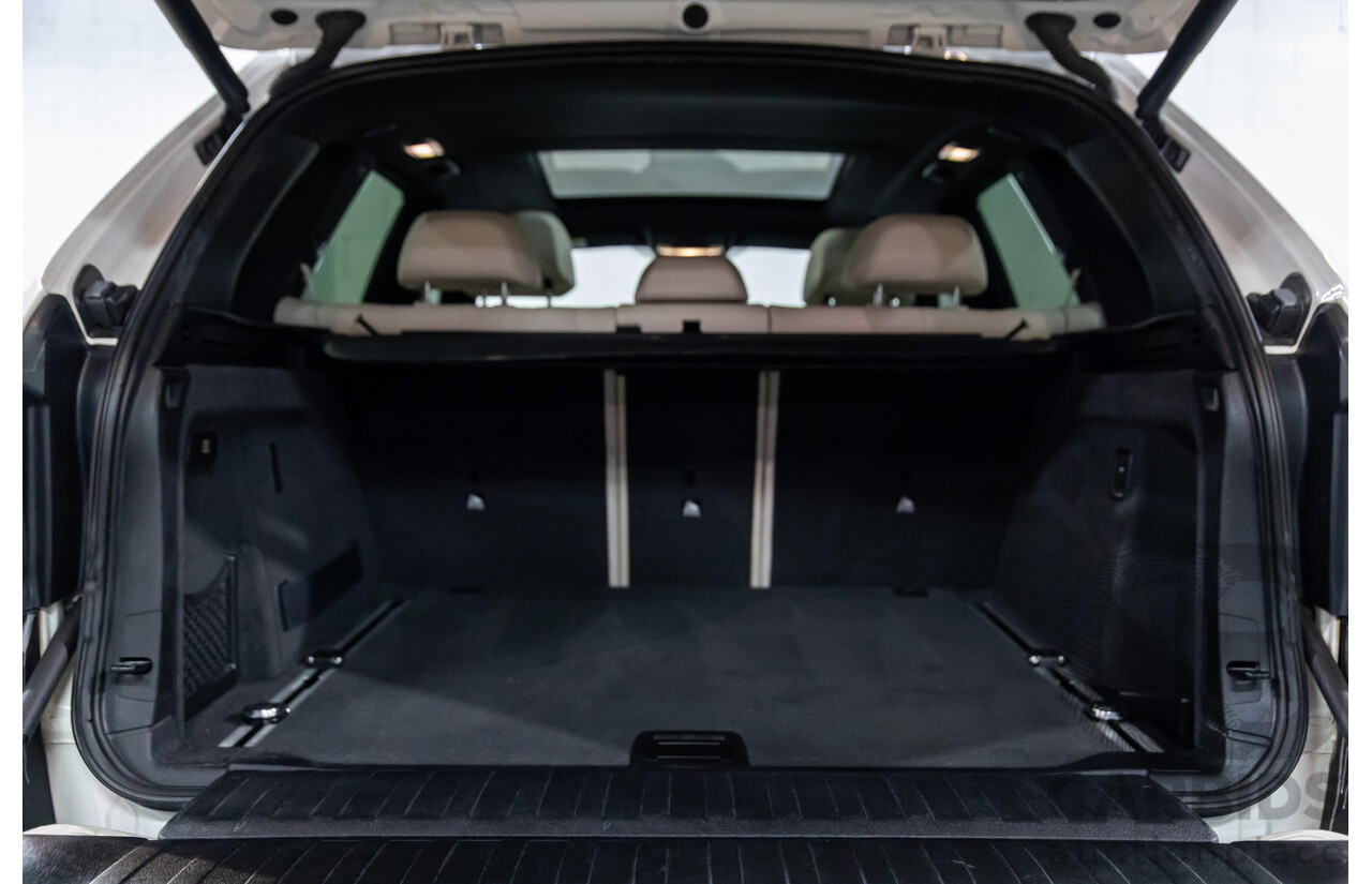 05/2015 BMW X5 xDrive40d M Sport (AWD) F15 MY15 4d Wagon Mineral White Metallic Twin Turbo Diesel 3.0L