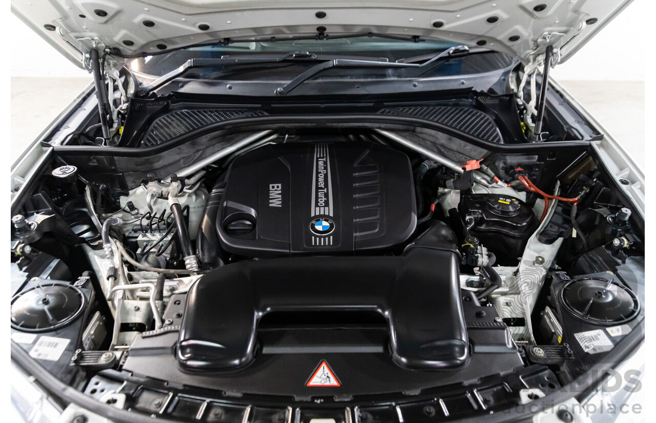 05/2015 BMW X5 xDrive40d M Sport (AWD) F15 MY15 4d Wagon Mineral White Metallic Twin Turbo Diesel 3.0L