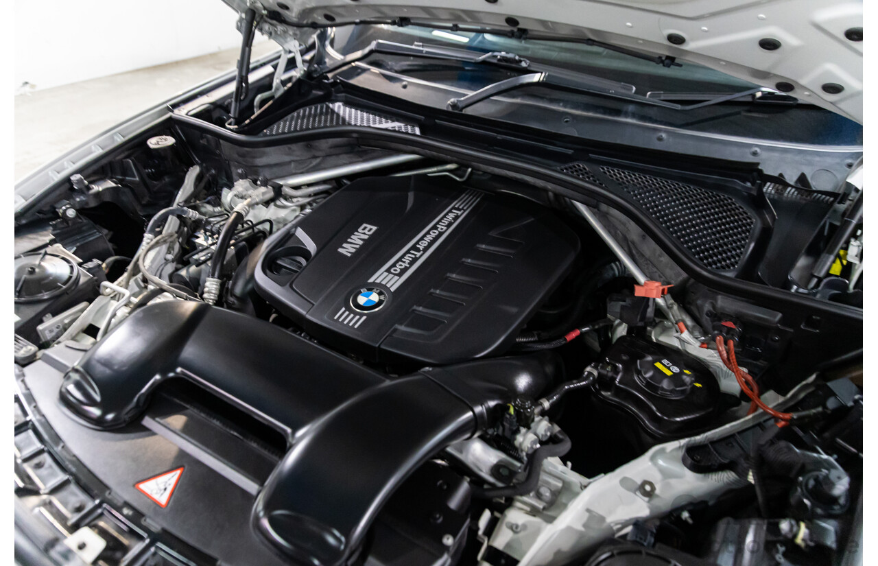 05/2015 BMW X5 xDrive40d M Sport (AWD) F15 MY15 4d Wagon Mineral White Metallic Twin Turbo Diesel 3.0L