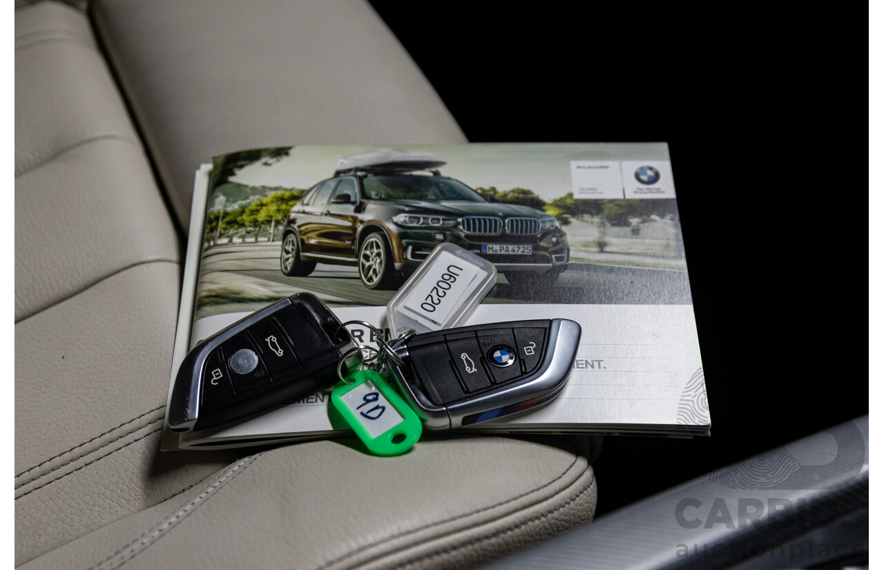 05/2015 BMW X5 xDrive40d M Sport (AWD) F15 MY15 4d Wagon Mineral White Metallic Twin Turbo Diesel 3.0L
